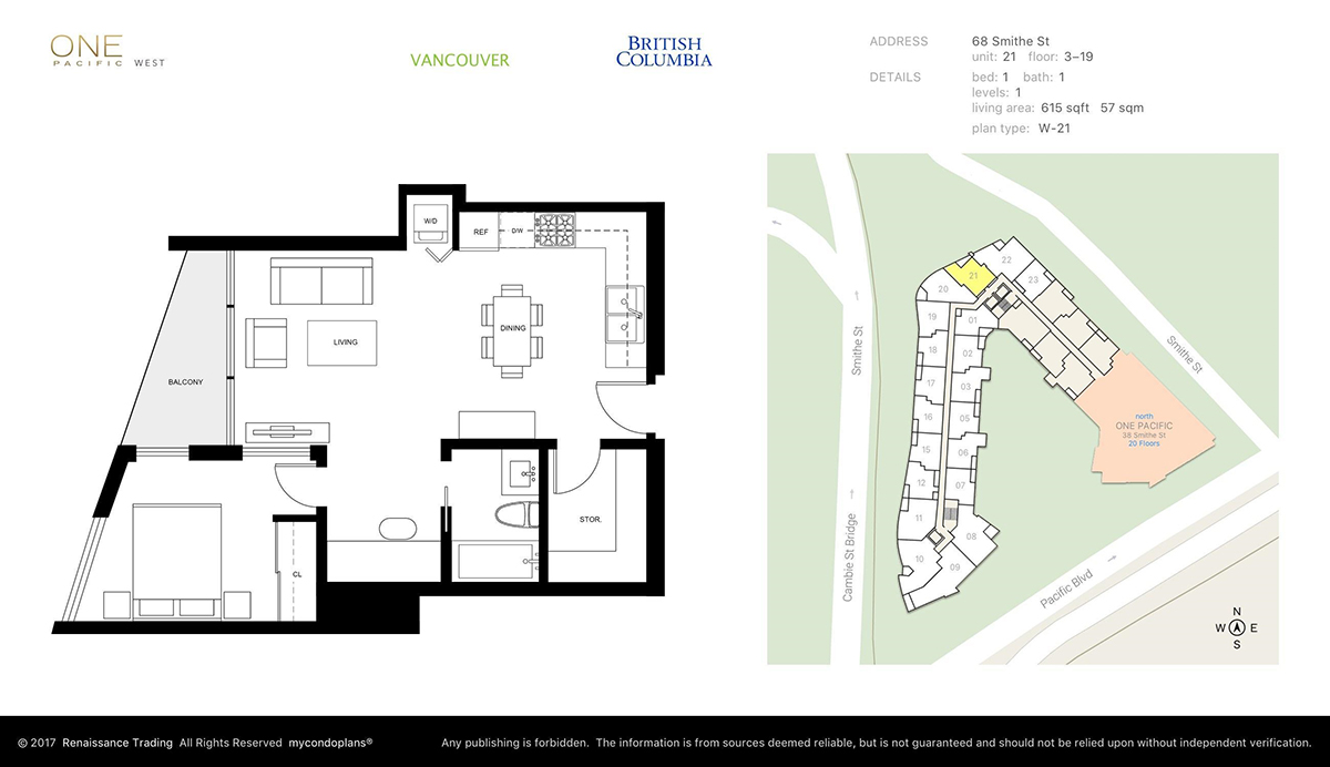 621 68 Smithe Street, Vancouver 14